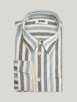 Hemd mit Leinen im Regular Fit