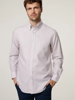 Hemd mit Leinen im Regular Fit