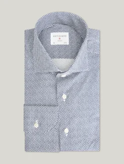 Hemd mit Mikro-Vichy Muster