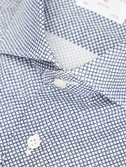 Hemd mit Mikro-Vichy Muster