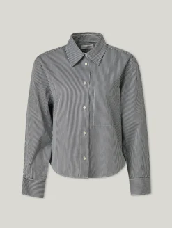 Hemdbluse aus Baumwolle