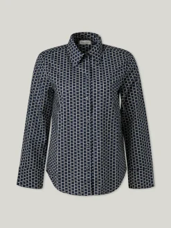 Hemdbluse aus Baumwolle