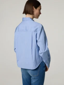 Hemdbluse aus Baumwolle