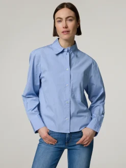 Hemdbluse aus Baumwolle