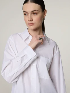 Hemdbluse aus Baumwolle