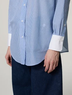 Hemdbluse aus Baumwolle BADINA