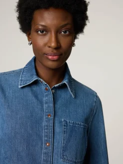 Hemdbluse aus Denim
