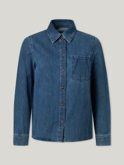 Hemdbluse aus Denim