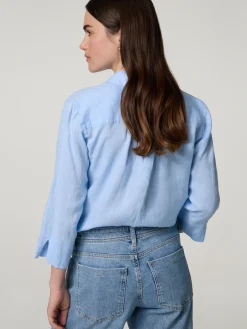 Hemdbluse aus Leinen