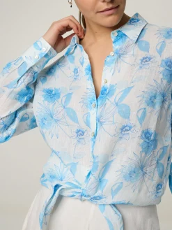 Hemdbluse aus Leinen