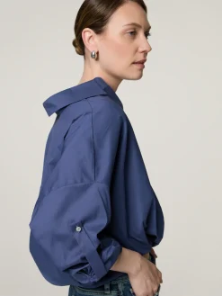 Hemdbluse im Cropped Fit