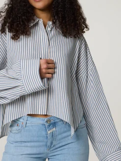 Hemdbluse im Oversized Fit OSHIA