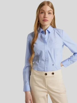 Hemdbluse im Slim Fit