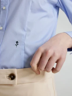 Hemdbluse im Slim Fit