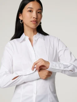 Hemdbluse im Slim Fit