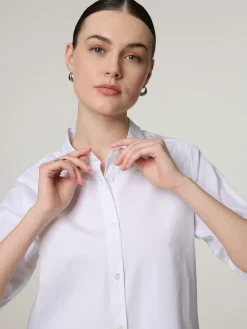 Hemdbluse mit 3/4 Ärmel