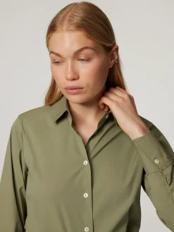 Hemdbluse mit Baumwolle