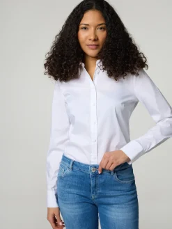 Hemdbluse mit Baumwolle