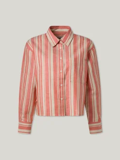 Hemdbluse mit Leinen