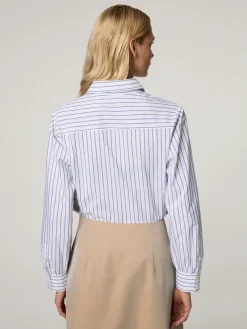 Hemdbluse mit Streifen