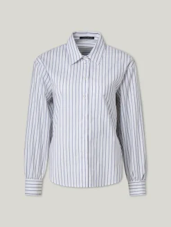 Hemdbluse mit Streifen