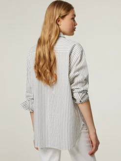 Hemdbluse mit Streifen