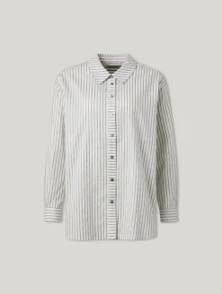 Hemdbluse mit Streifen