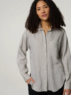 Hemdbluse mit Viskose