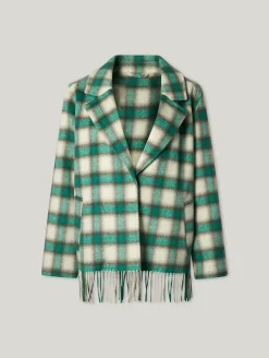 Hemdjacke mit Fransen