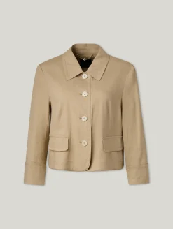 Hemdjacke mit Leinen