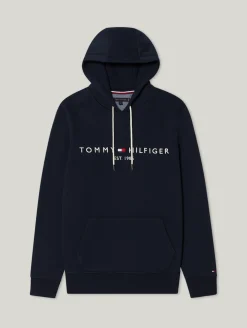 Hoodie mit Logo-Stickerei