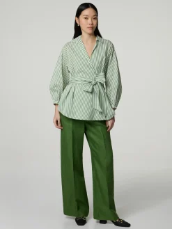 Hose aus Leinen MALIZIA