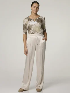 Hose aus Satin im Wide Fit