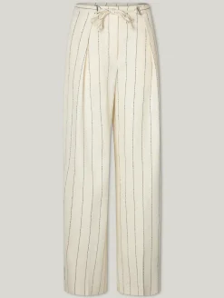 Hose im Loose Fit mit Leinen