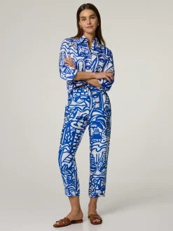 Hose mit Allover-Print