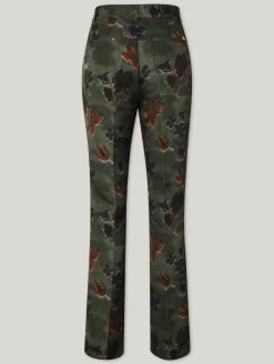 Hose mit Blumen-Print VIOLET