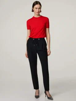 Hose mit Bundfalten TARIYANA