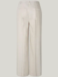 Hose mit Leinen mit weitem Bein