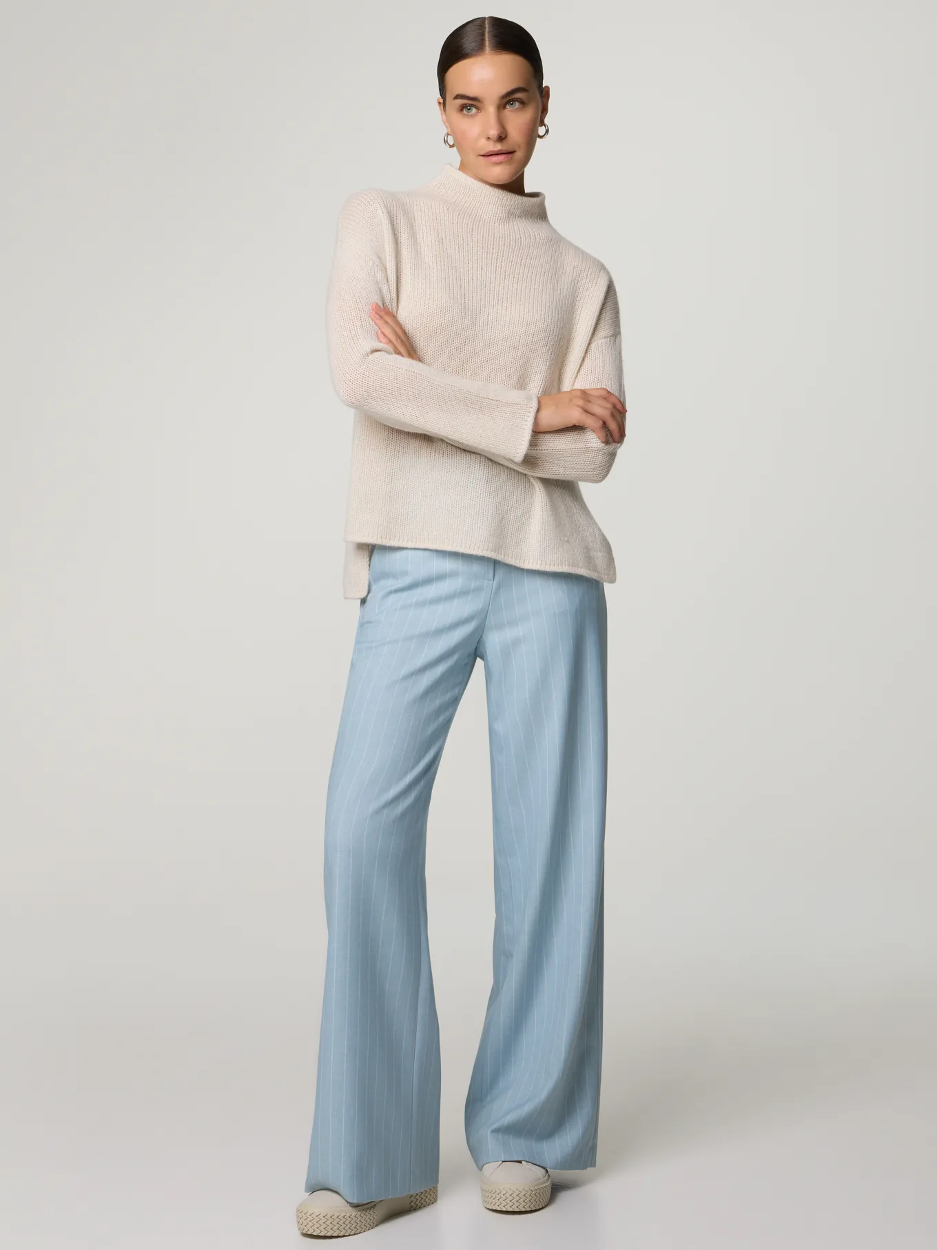 Hose mit Nadelstreifen XENIA