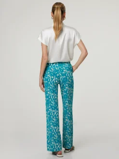 Hose mit Print aus Jersey