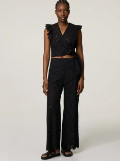 Hose mit weitem Bein