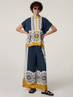 Hose mit weitem Bein