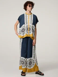 Hose mit weitem Bein