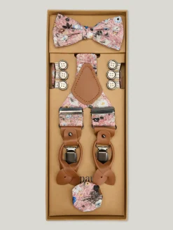 Hosenträger & Fliegen Set