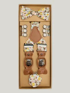 Hosenträger & Fliegen Set