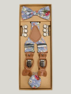 Hosenträger & Fliegen Set