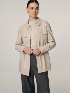 Jacke aus Kunstleder