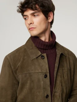 Jacke aus Veloursleder