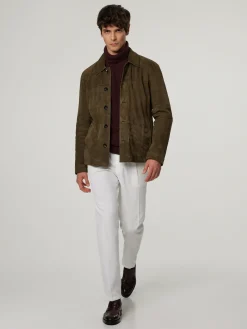 Jacke aus Veloursleder