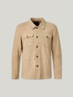 Jacke aus Ziegenveloursleder